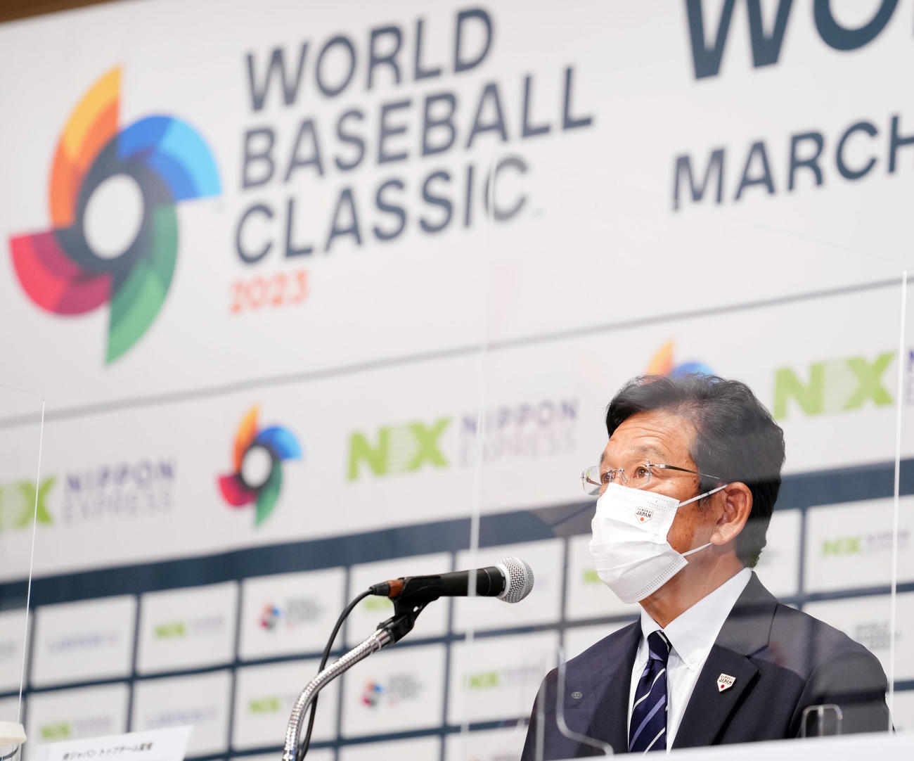 大会に向け意気込みを語る栗山監督（撮影・横山健太）