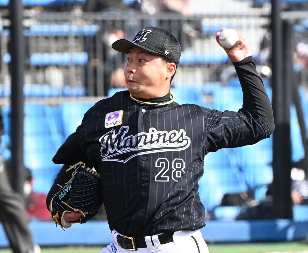 ロッテ松永昂大（2021年3月9日撮影）