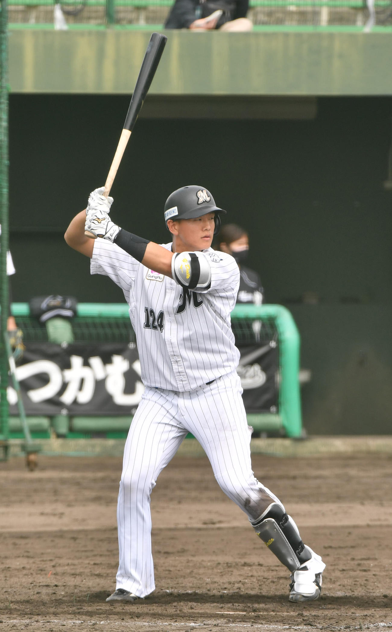 ロッテ山本大斗（2022年2月8日撮影）