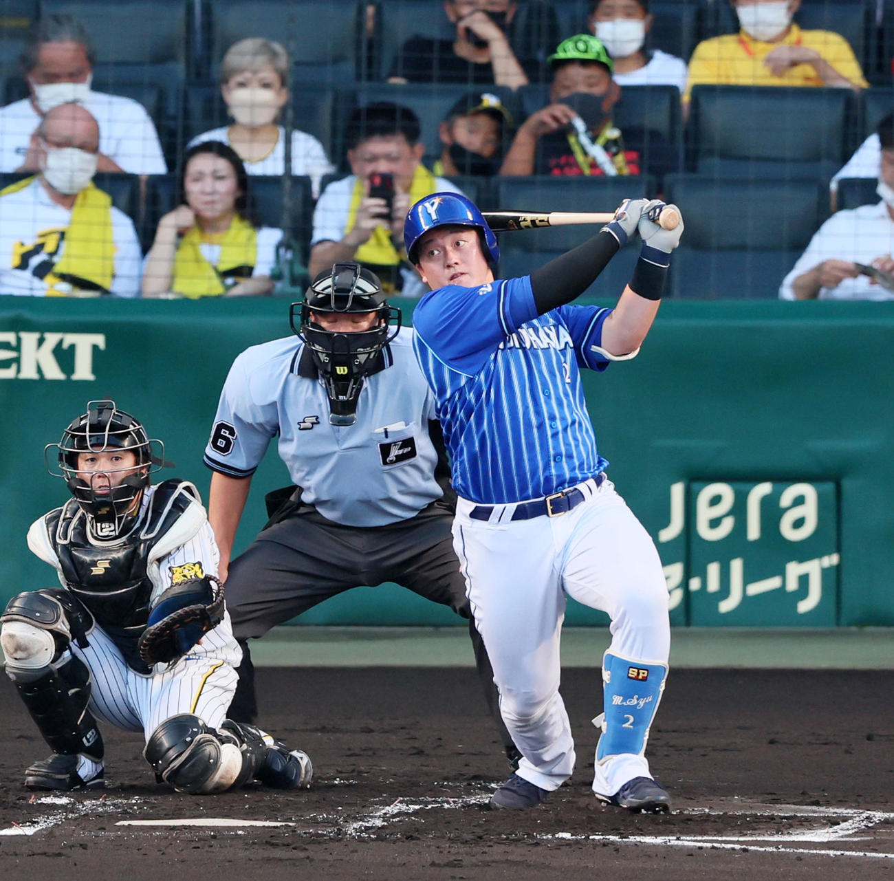 DeNA牧秀悟（2022年7月22日撮影）