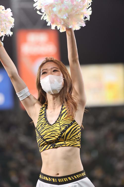 写真特集】阪神「タイガースガールズ」がド派手な夏限定トラ柄衣装で