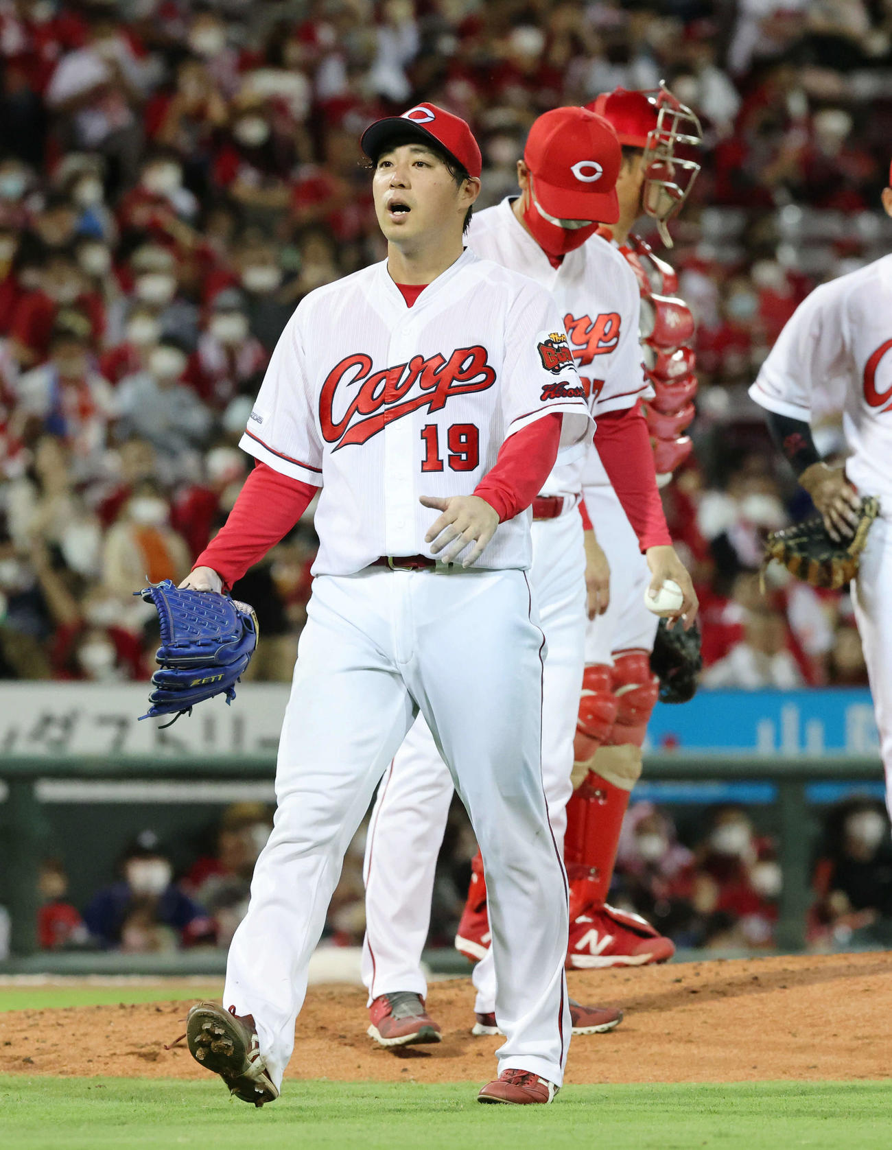 広島野村祐輔（2022年7月31日撮影）