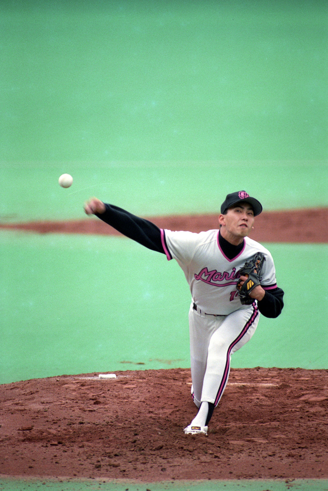 1992年4月4日　ロッテ対オリックス　開幕投手を務めるロッテ小宮山悟