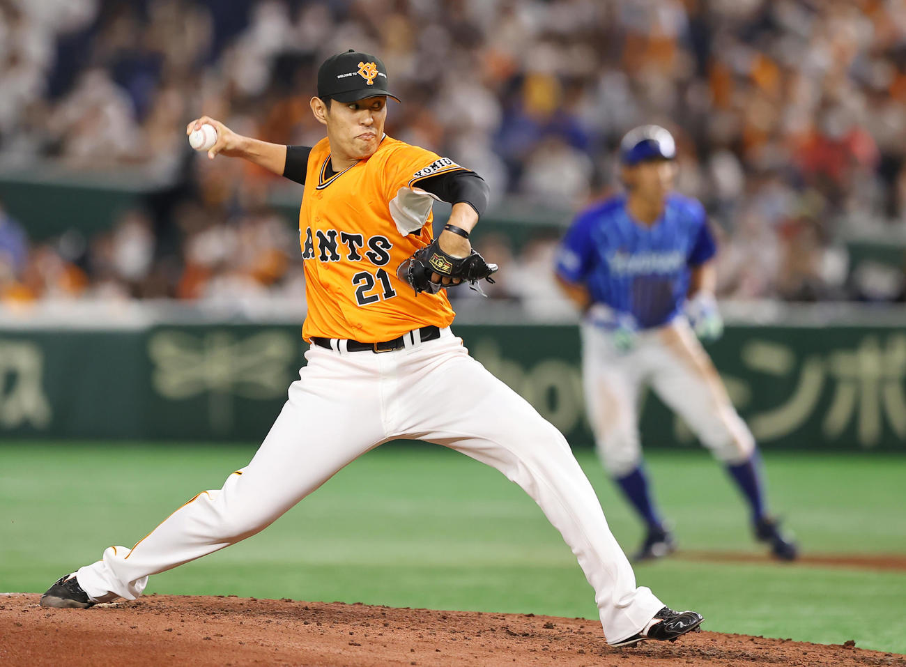 巨人井納翔一（2022年6月22日撮影）