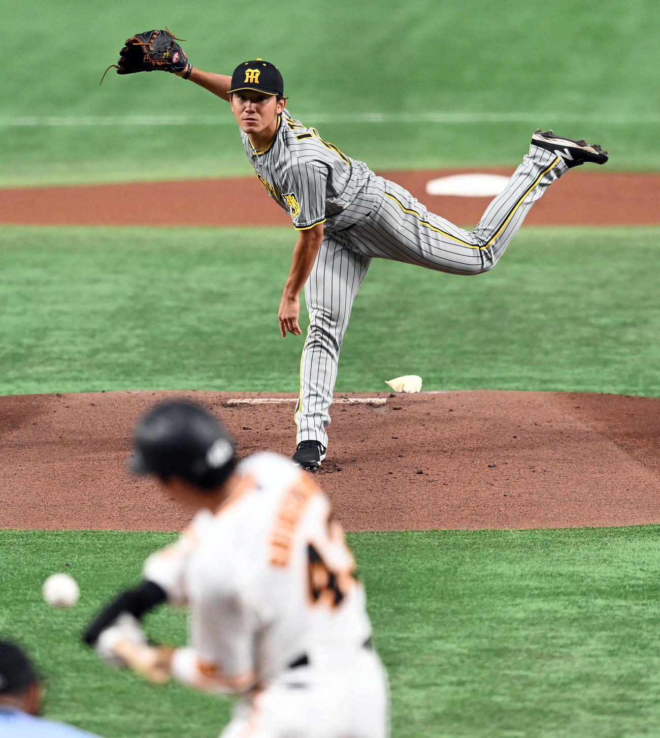 巨人対阪神　阪神の先発伊藤将（撮影・たえ見朱実）