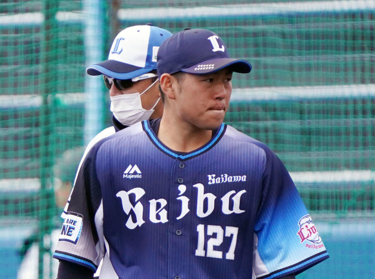 西武中熊大智（2021年2月17日撮影）