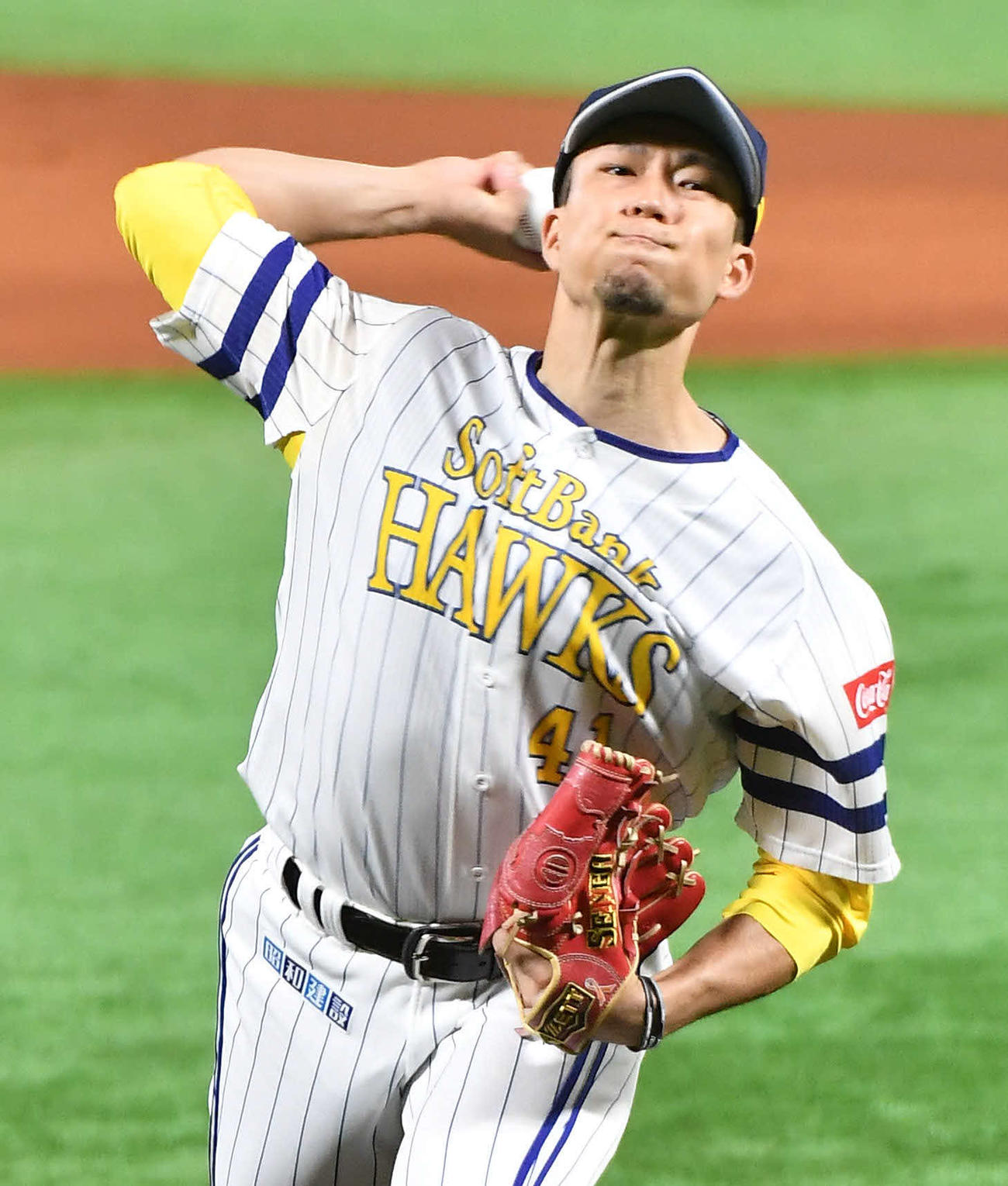ソフトバンク千賀滉大（2022年7月13日撮影）