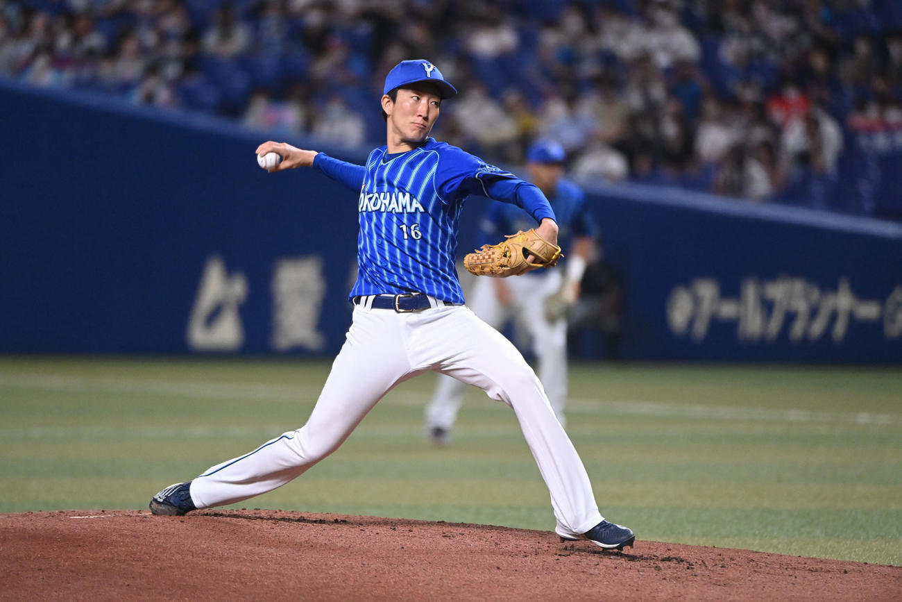 DeNA大貫晋一（2022年7月20日撮影）