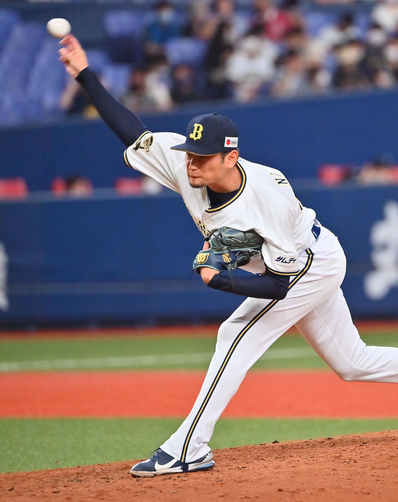 オリックス中村勝（2022年7月8日撮影）