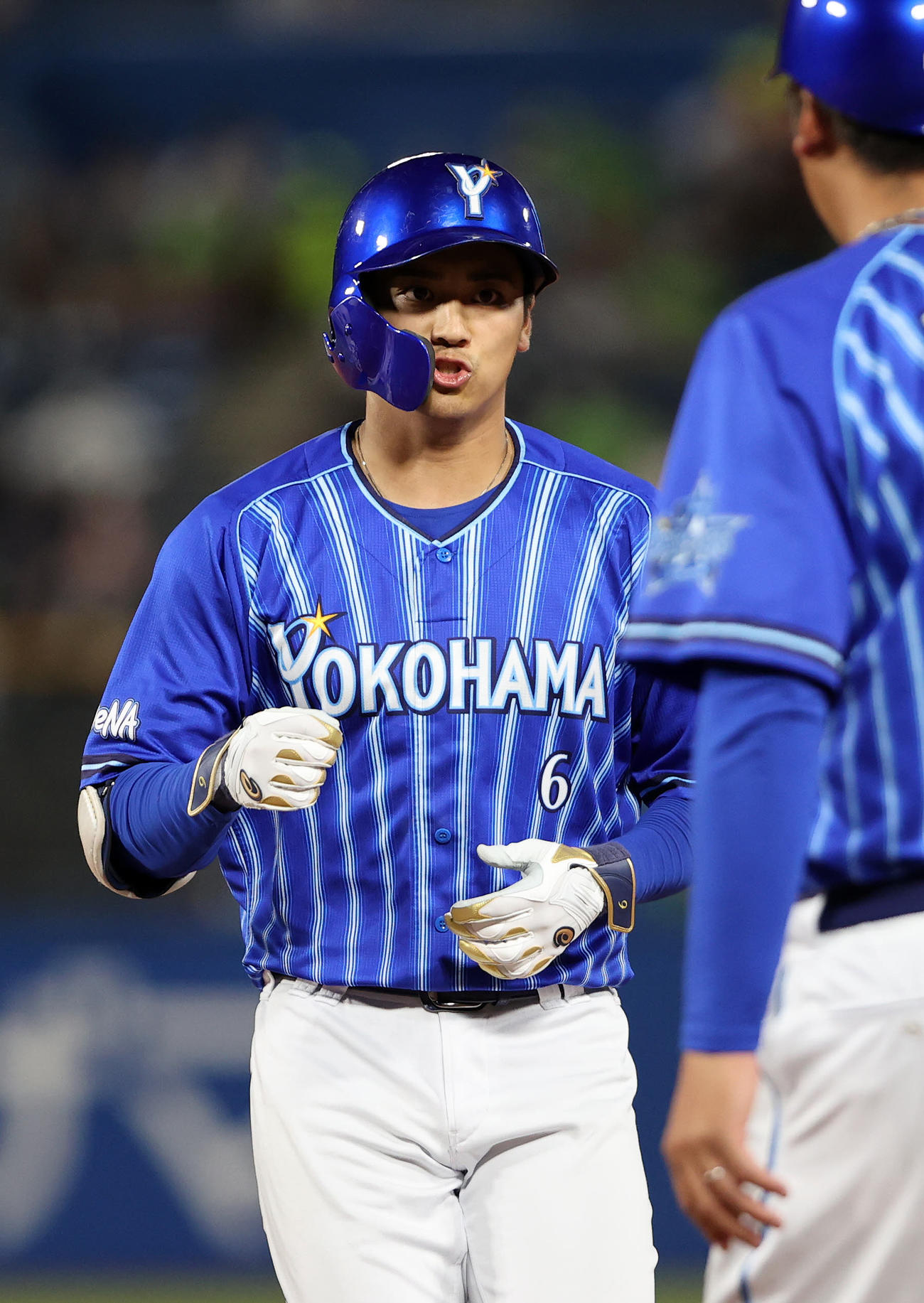 DeNA森敬斗（2022年7月3日撮影）