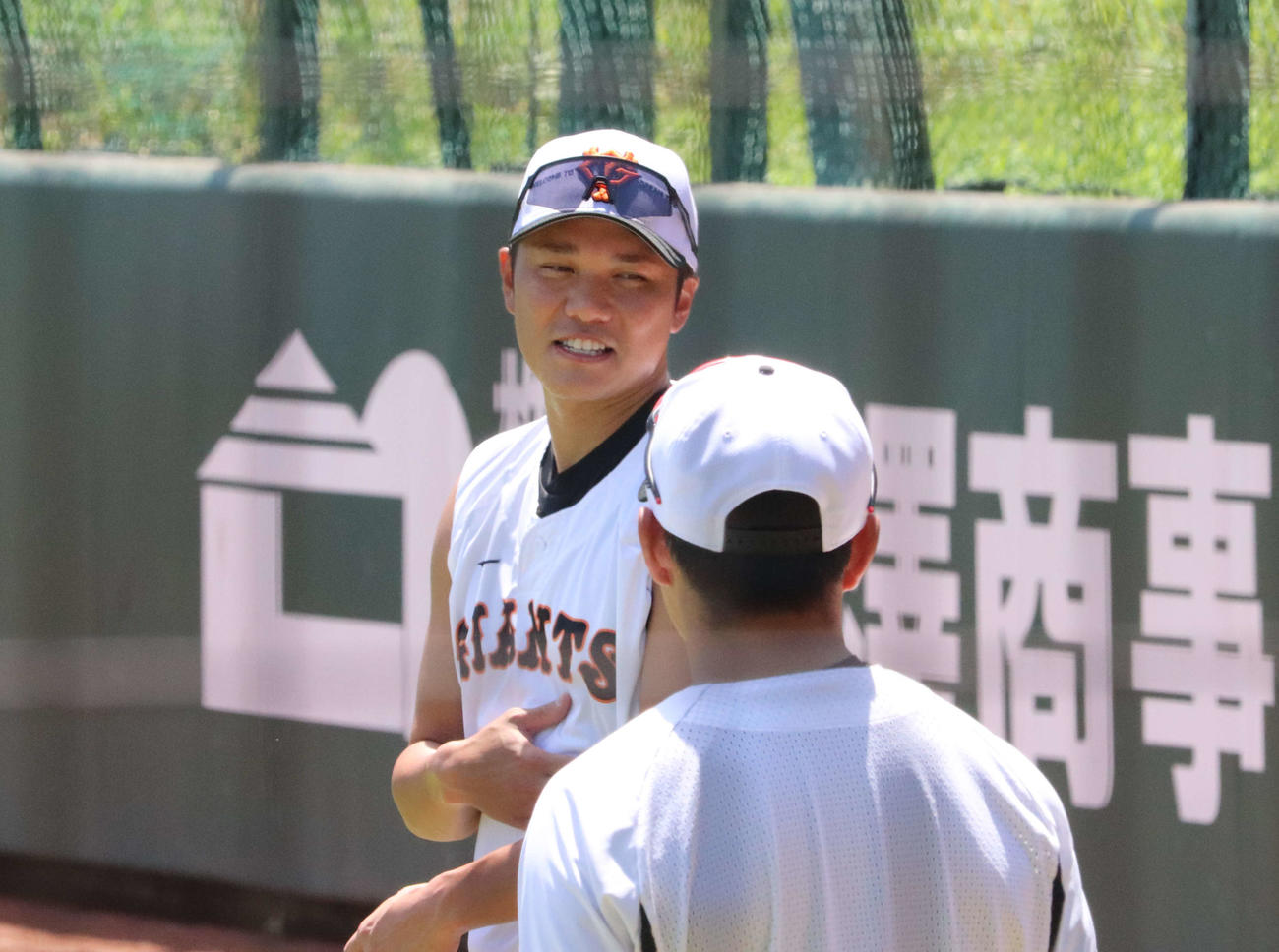 ジャイアンツ球場の3軍練習に姿を見せた巨人坂本（撮影・小早川宗一郎）