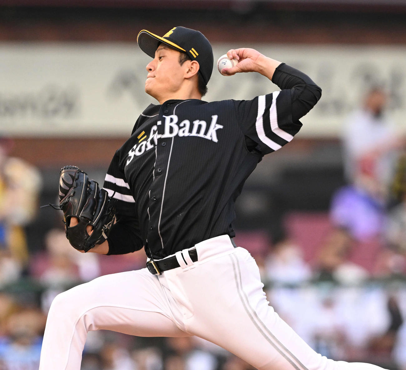 ソフトバンク大竹耕太郎（2022年7月7日撮影）