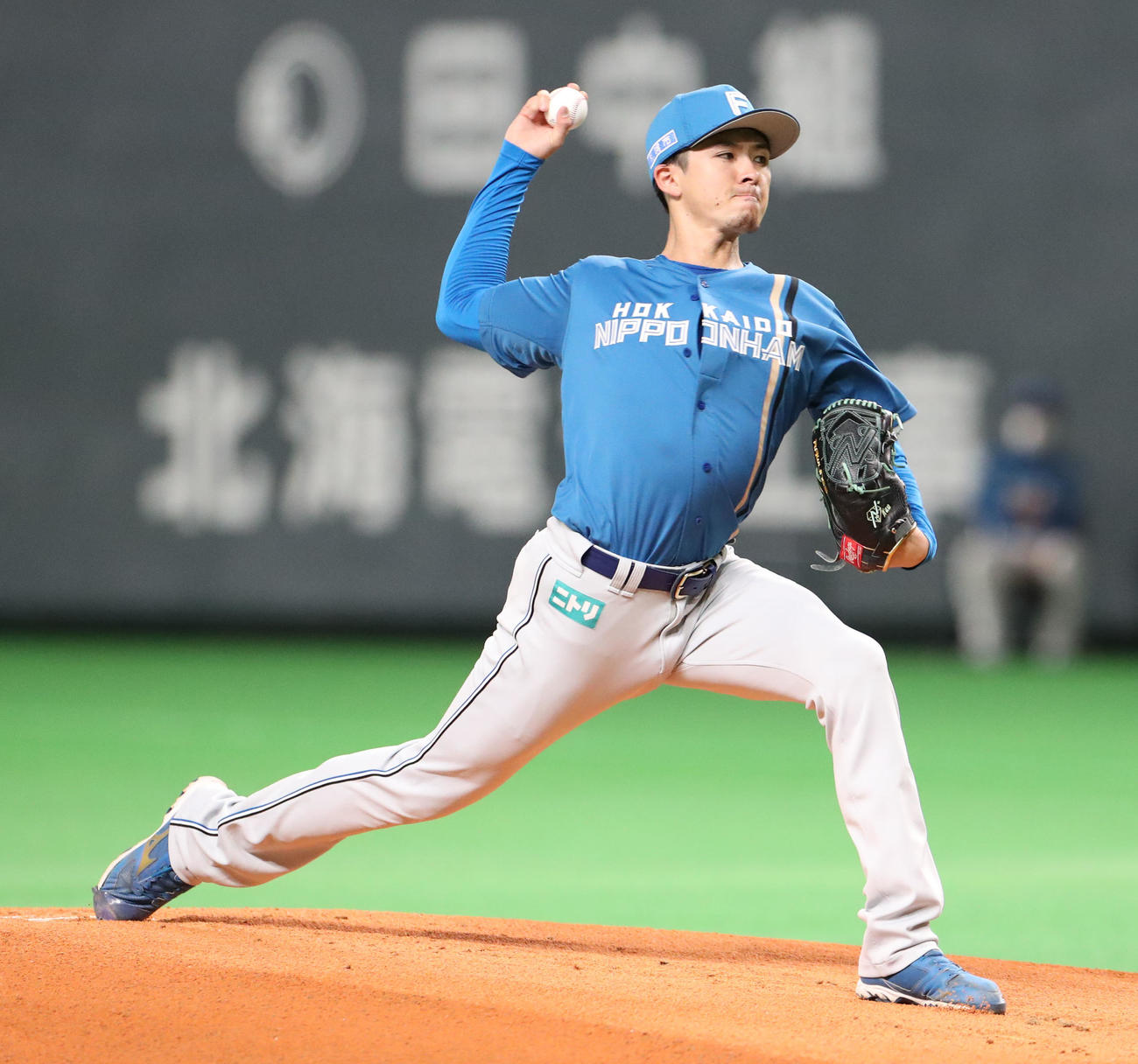 日本ハム上沢直之（2022年7月16日撮影）