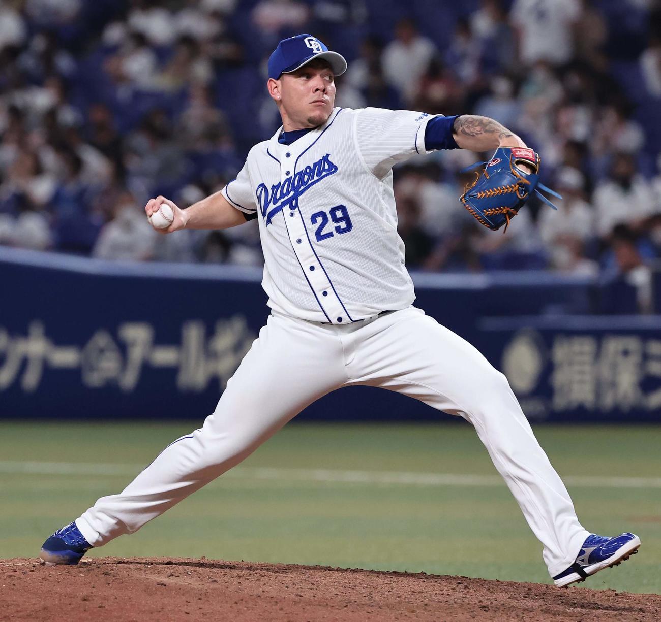 中日ジャリエル・ロドリゲス（2022年7月1日撮影）