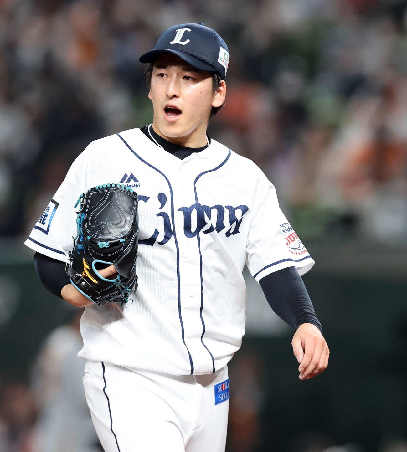 西武隅田知一郎（2022年6月9日撮影）