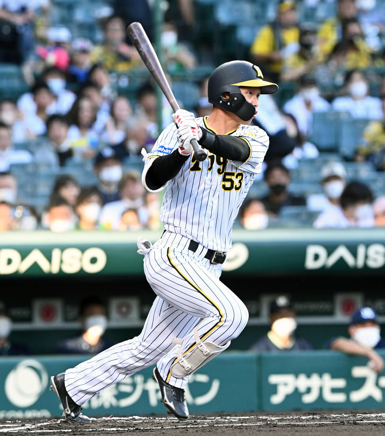 阪神島田海吏（2022年7月29日撮影）