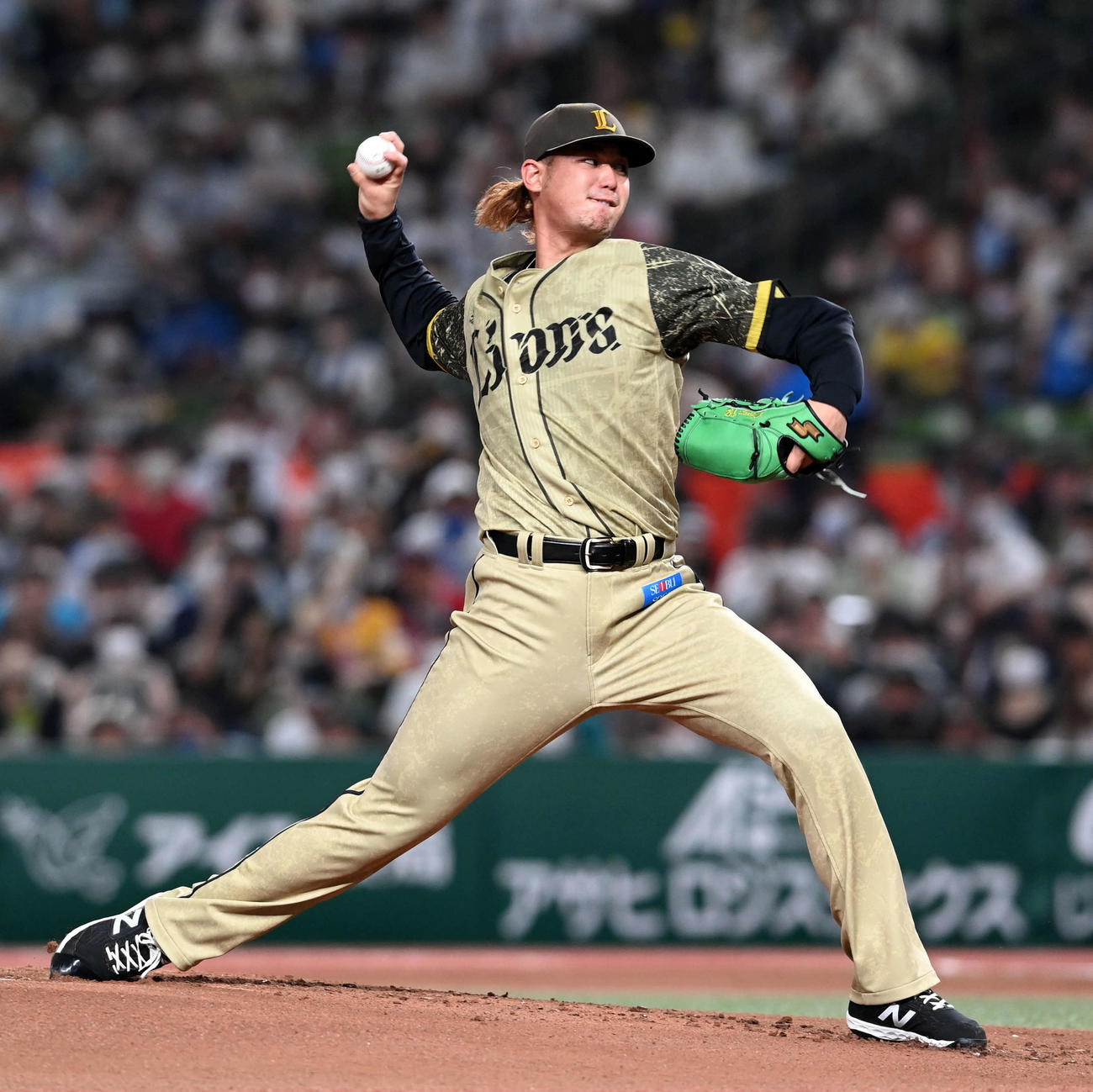 西武対ソフトバンク　西武先発の高橋（撮影・たえ見朱実）