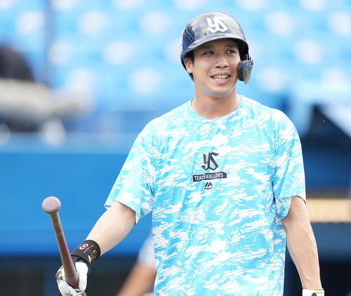 ヤクルト】山田哲人20年8月29日以来の2番 阪神伊藤将対策へ今日も