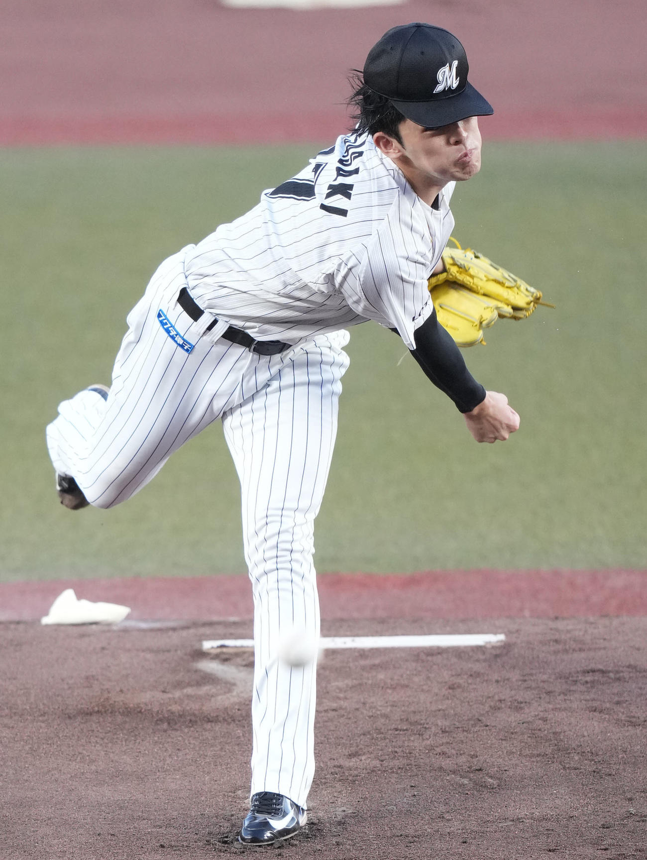 ロッテ佐々木朗希（2022年8月10日撮影）
