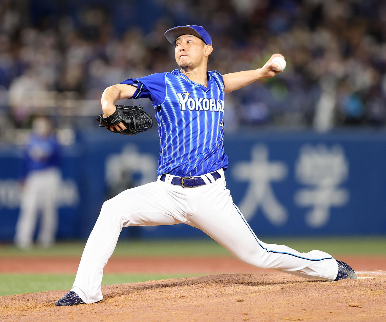DeNA田中健二朗（2022年7月1日撮影）