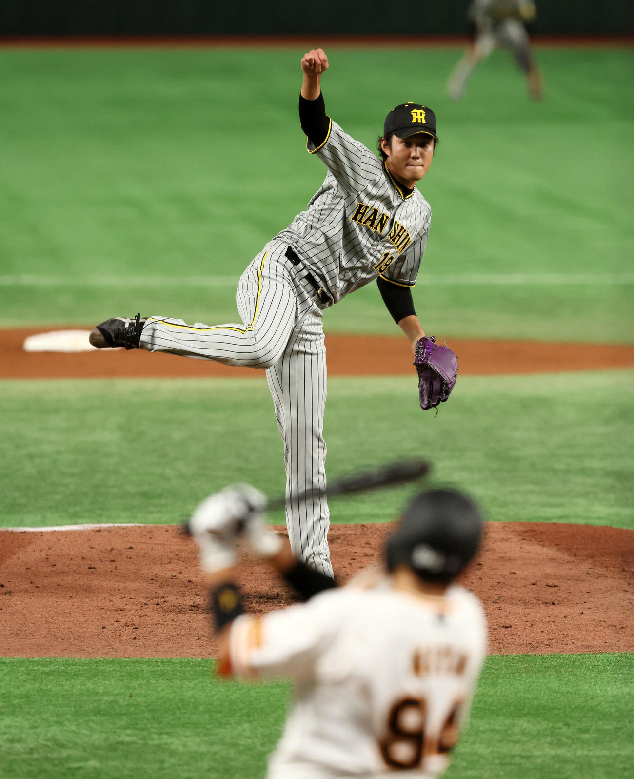 巨人対阪神　巨人戦に先発し力投する藤浪（撮影・加藤哉）
