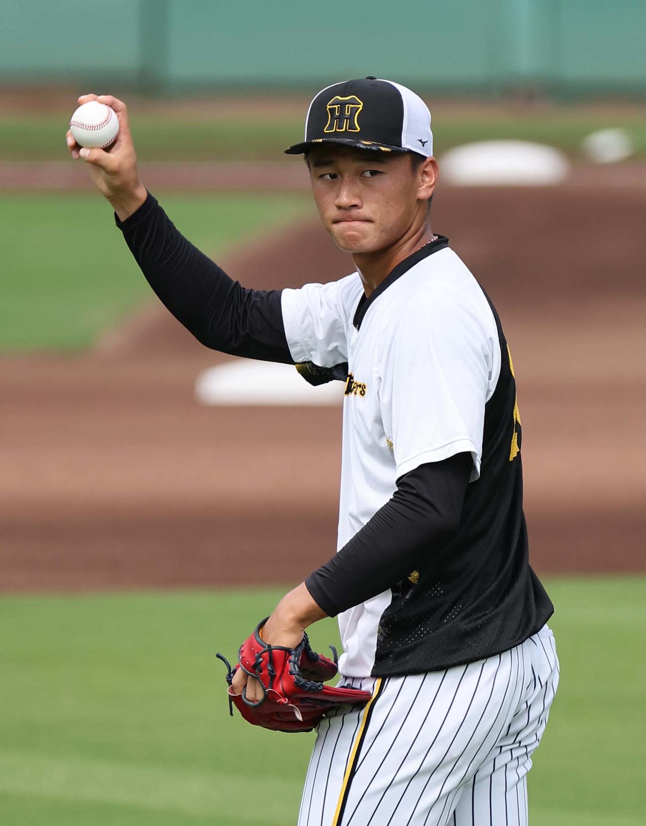 阪神森木大智（2022年8月20日撮影）
