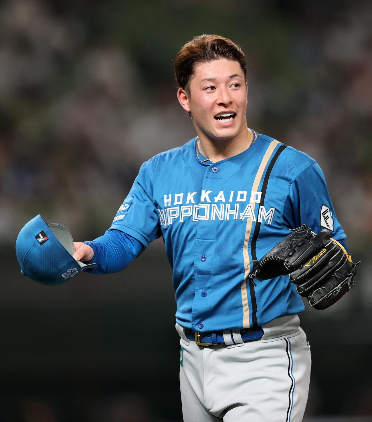 日本ハム吉田輝星（2022年6月29日撮影）