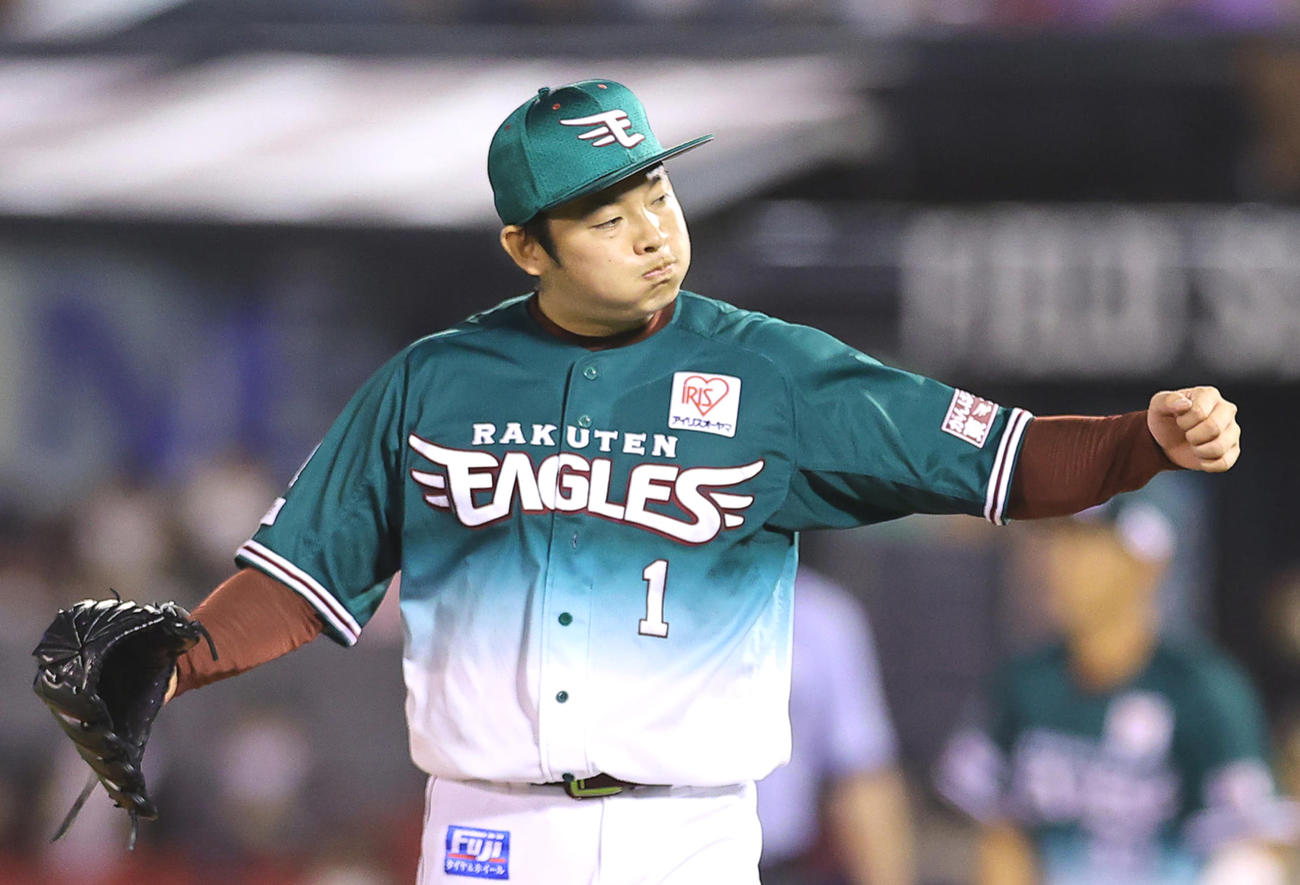 楽天松井裕樹（2022年8月14日撮影）