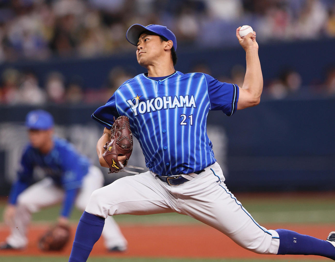 阪神対DeNA DeNA先発の今永（撮影・上山淳一）