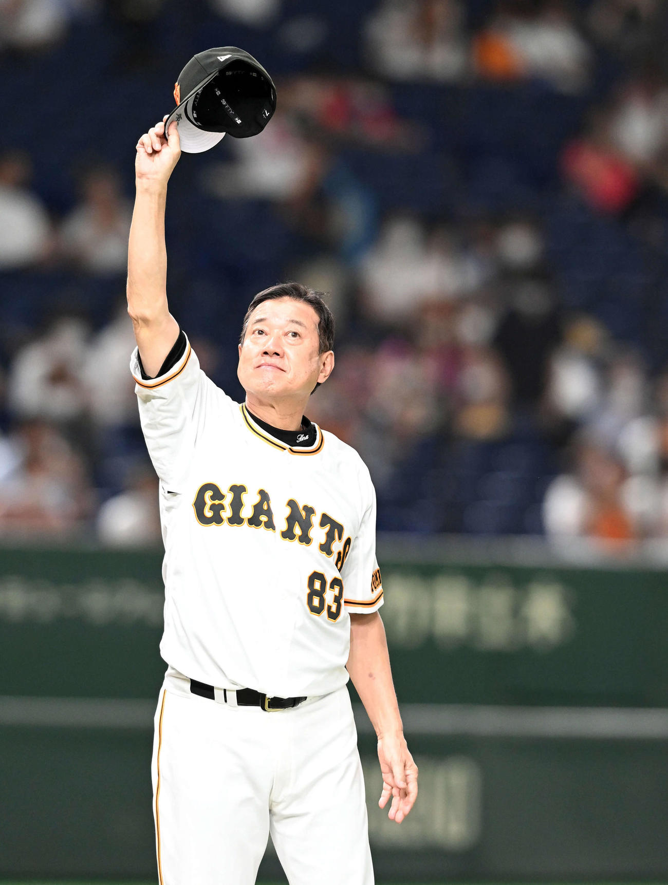 巨人対中日　8中日に勝利した巨人原辰徳監督（撮影・たえ見朱実）