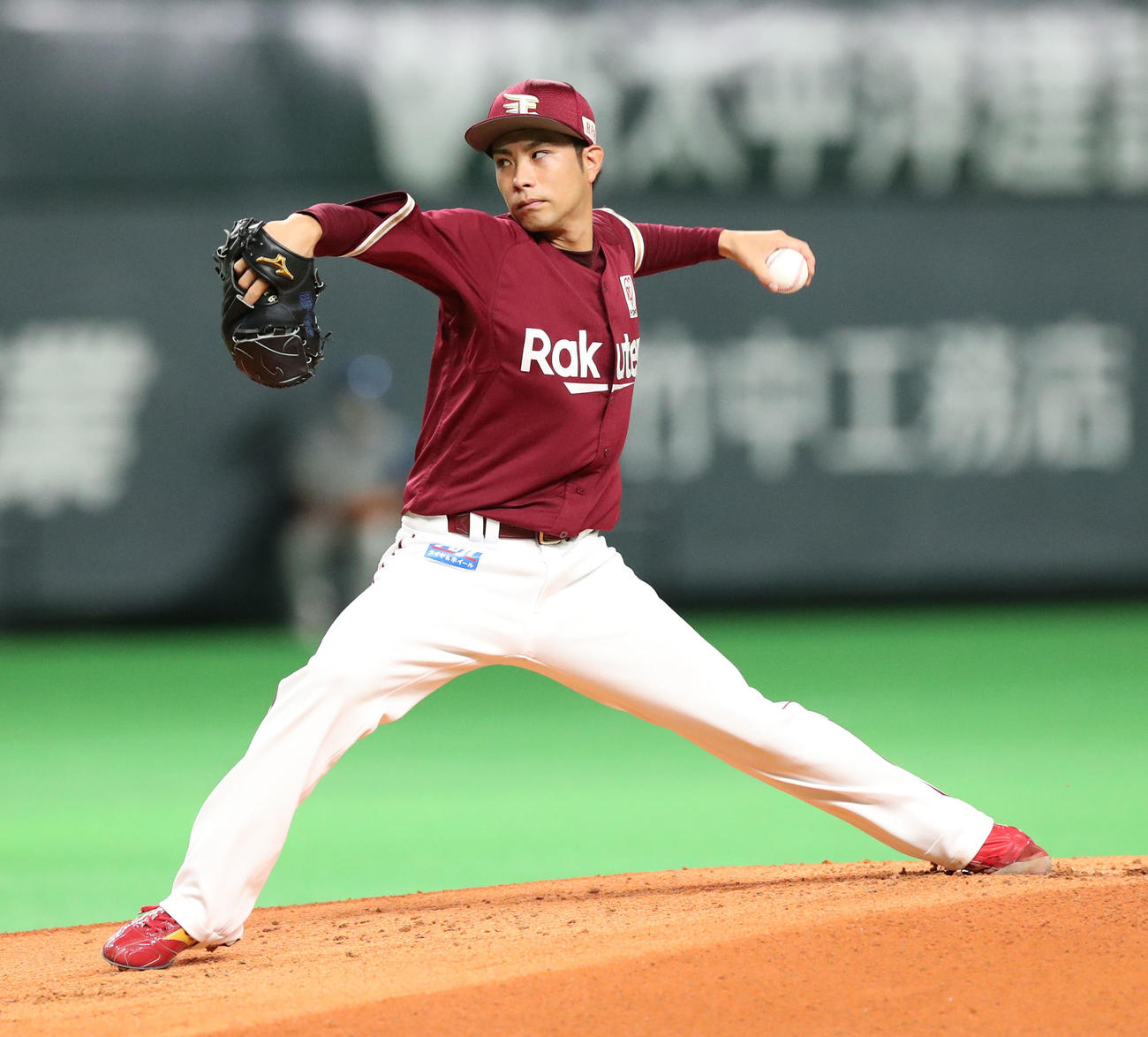 楽天辛島航（2022年8月17日撮影）
