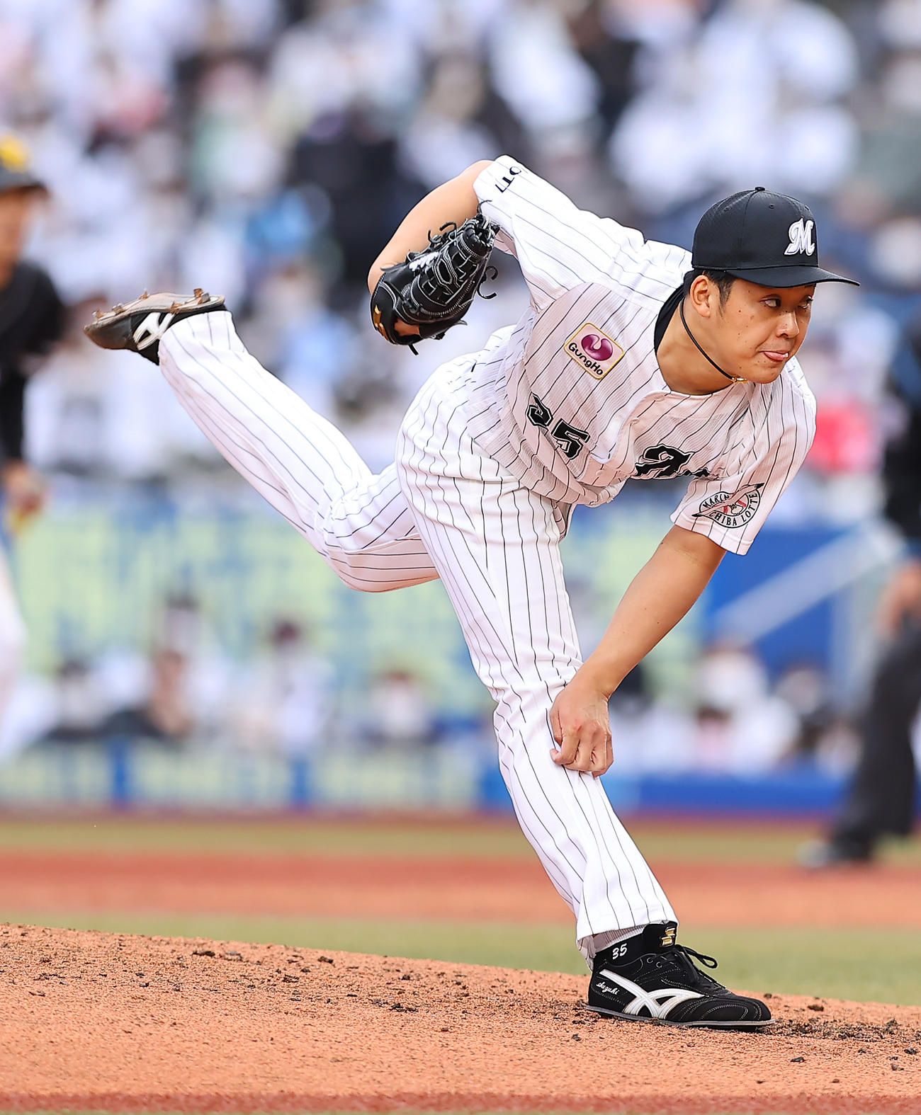 ロッテ鈴木昭汰（2022年3月30日撮影）