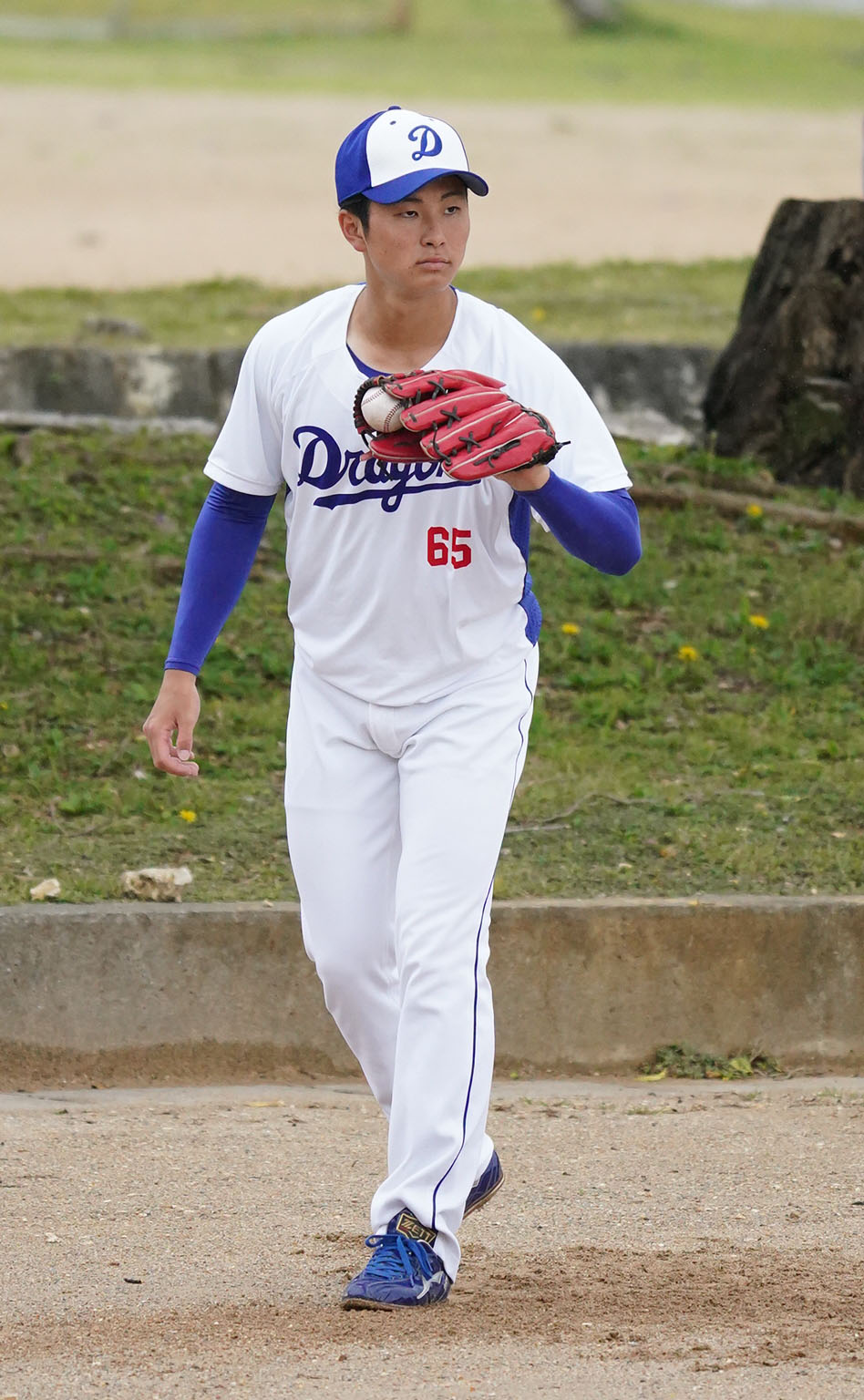 中日加藤翼（2021年2月12日撮影）