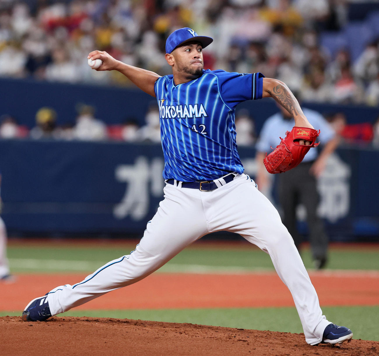 阪神対DeNA　阪神戦に先発するロメロ（撮影・加藤哉）