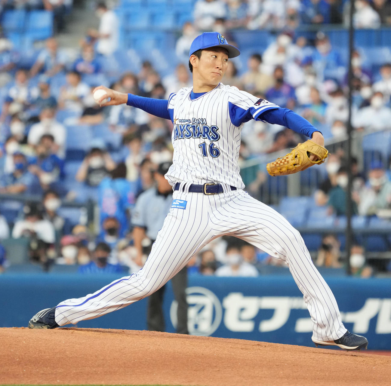 DeNA大貫晋一（2022年8月19日撮影）