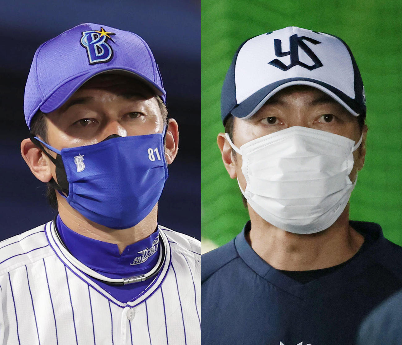三浦監督と高津監督
