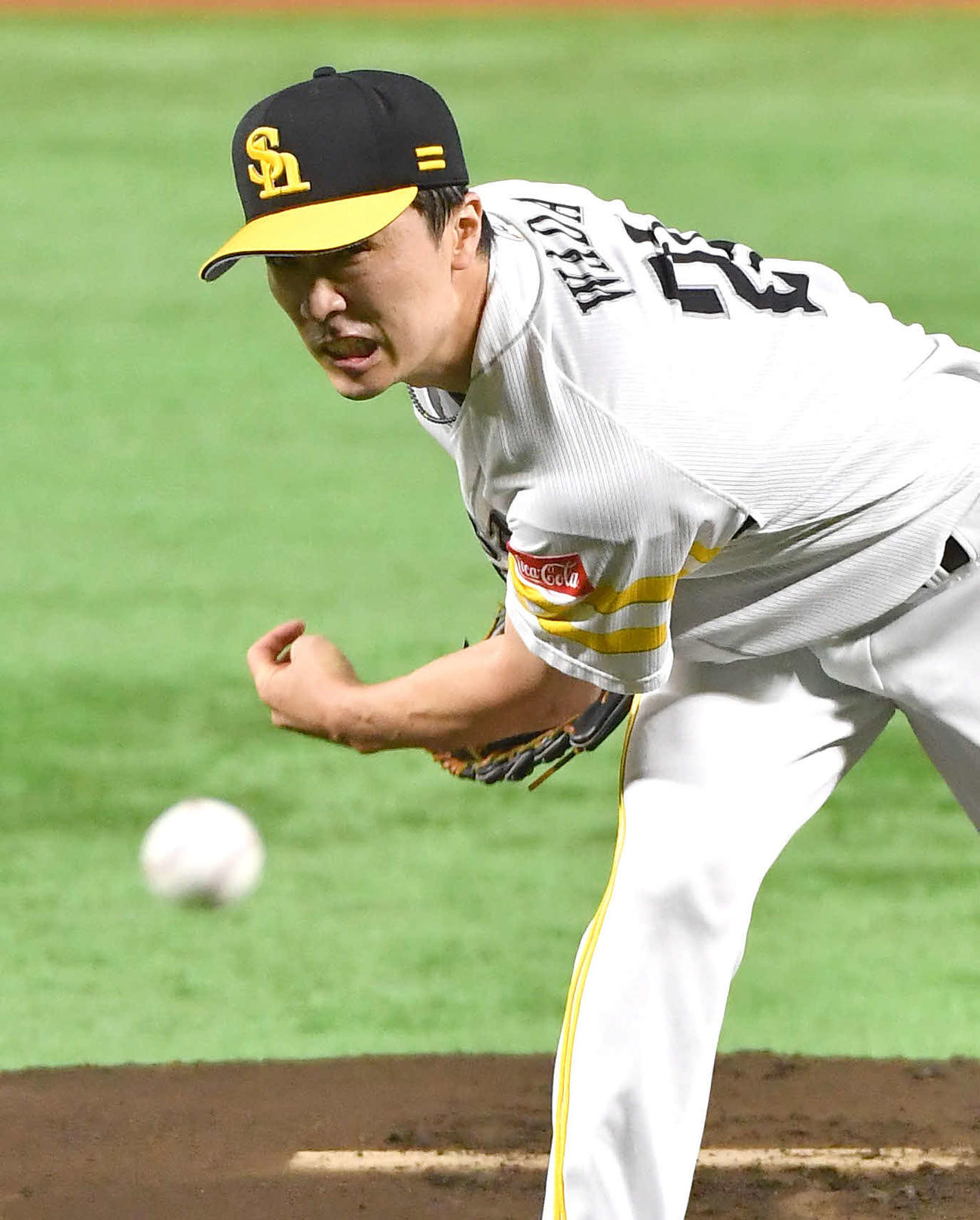 ソフトバンク和田毅（2022年7月21日撮影）