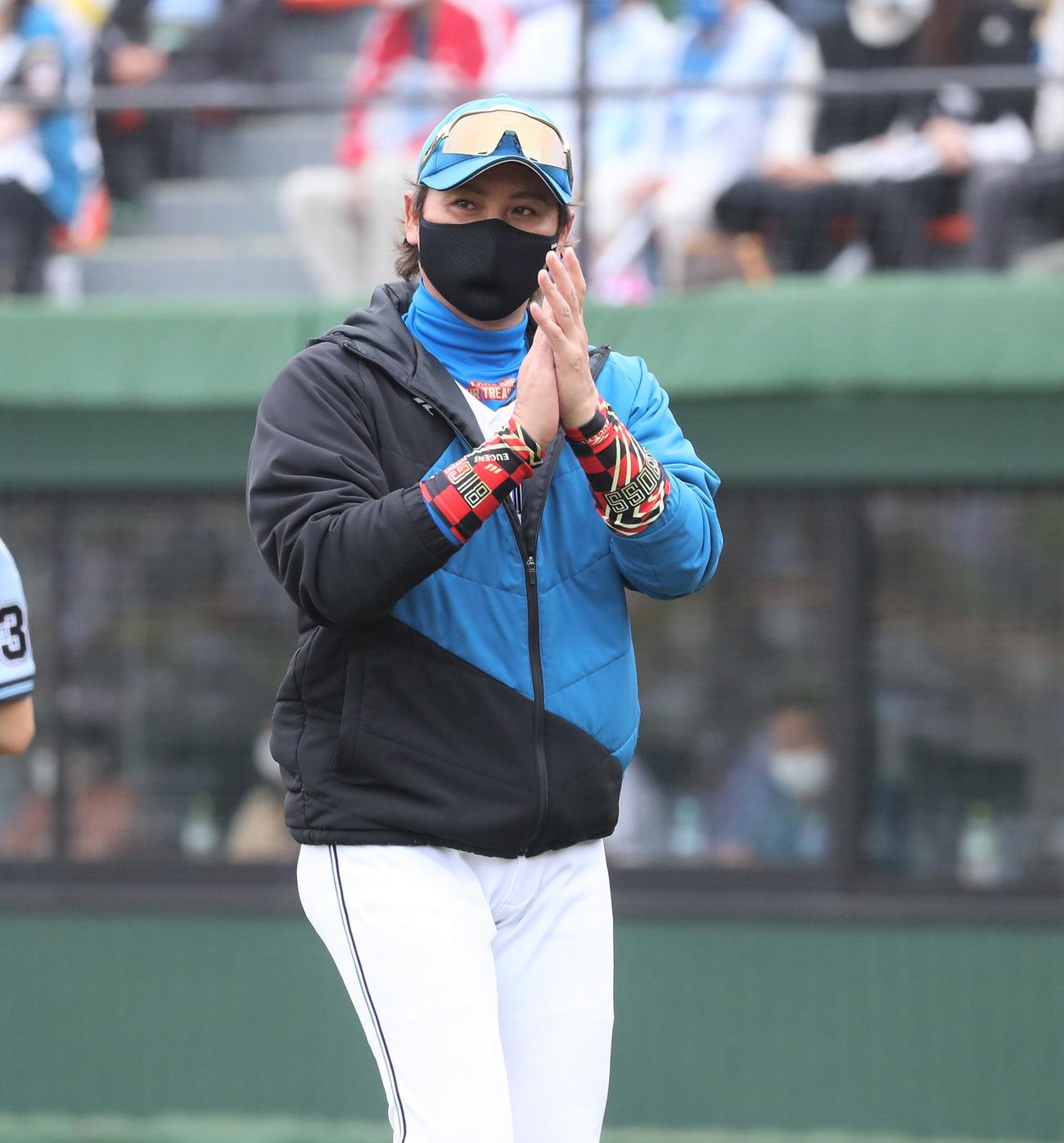 日本ハム新庄監督（2022年8月23日撮影）