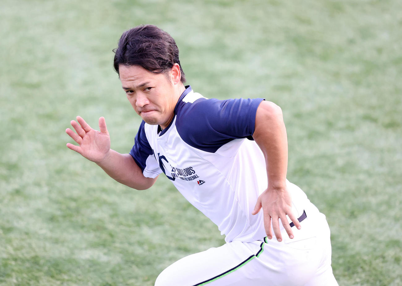 DeNA対ヤクルト　アップするヤクルト小川（撮影・鈴木正人）