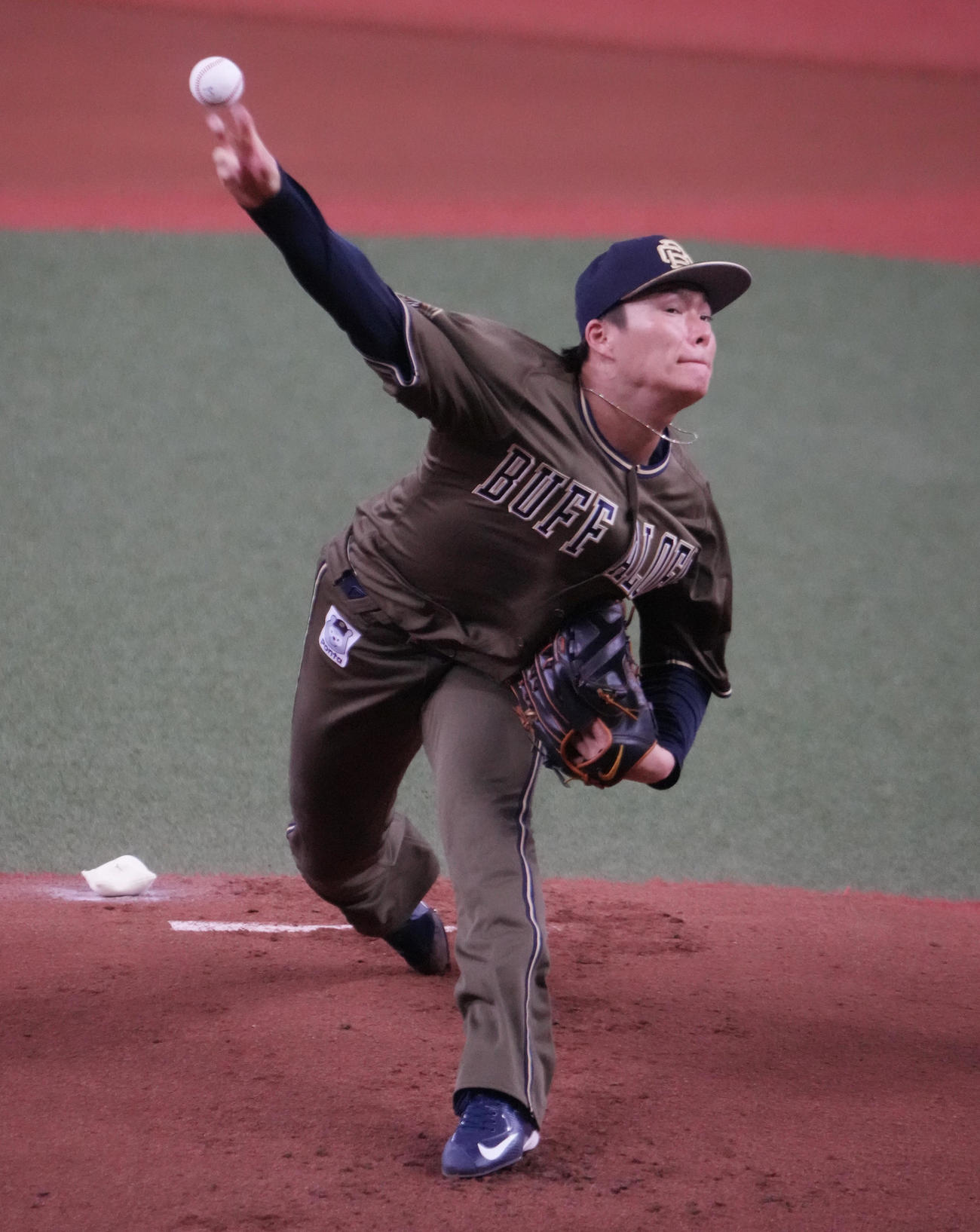 オリックス対西武　オリックス先発の山本（撮影・清水貴仁）