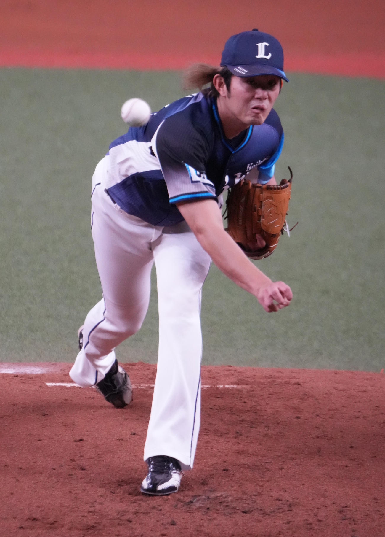 オリックス対西武　西武先発の今井（撮影・清水貴仁）