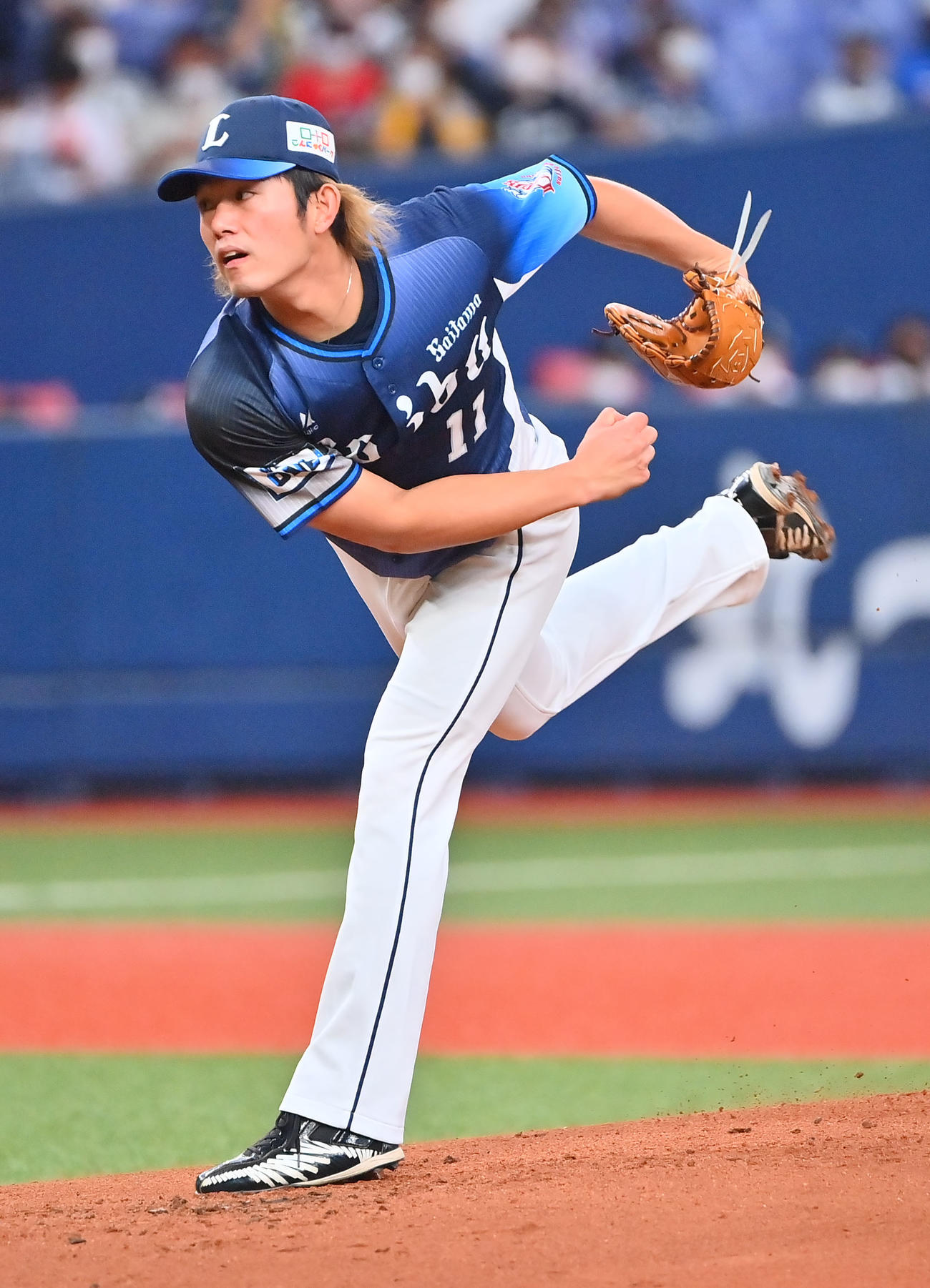 オリックス対西武　西武先発の今井（撮影・和賀正仁）