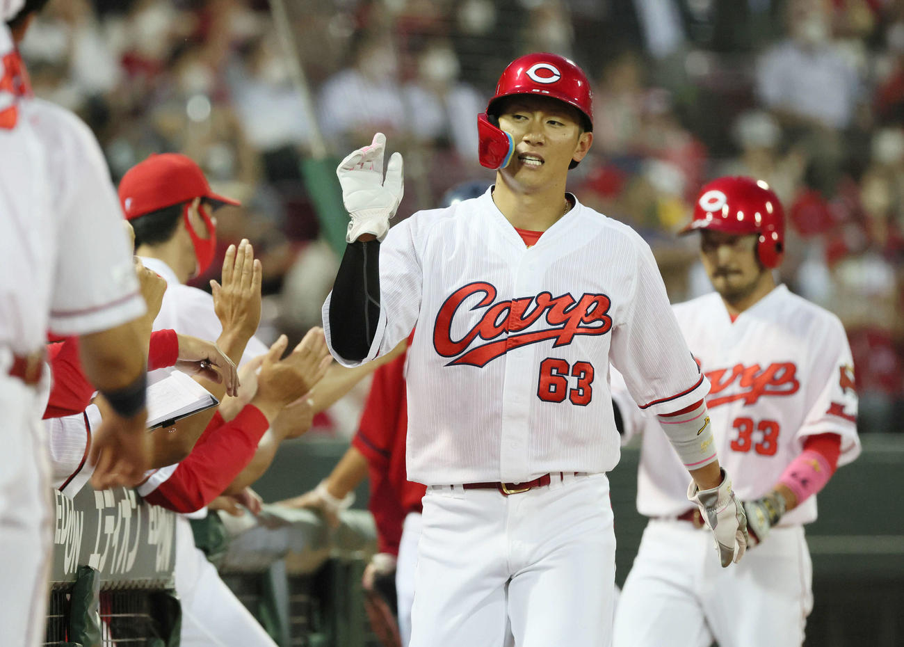 広島西川龍馬（2022年5月25日撮影）