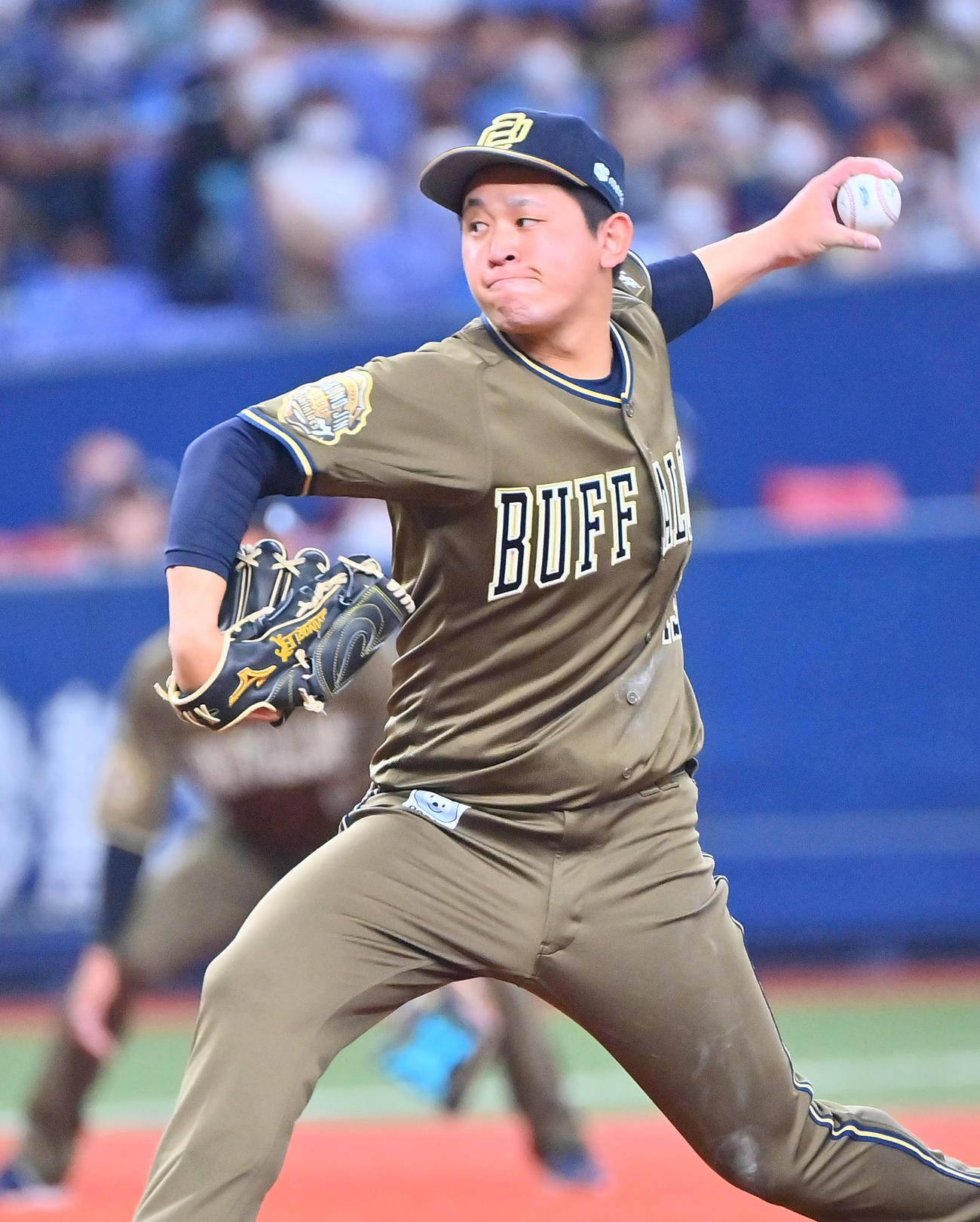 オリックス対西武　オリックス先発の宮城（撮影・和賀正仁）