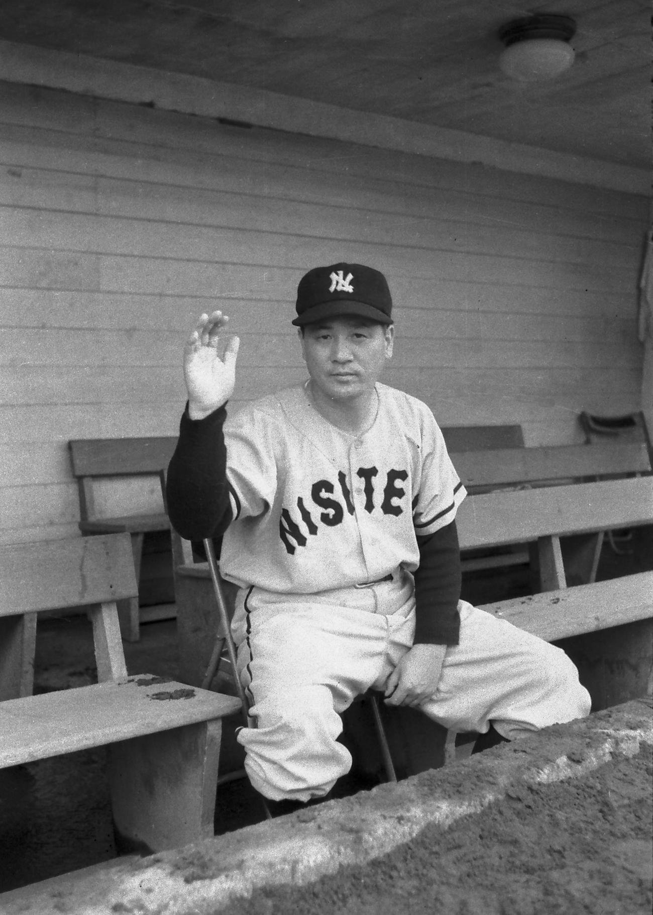 三原脩監督（1956年10月6日撮影）