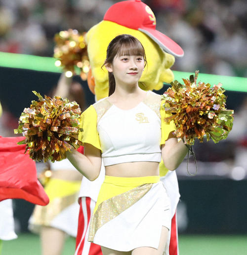 球場を盛り上げるハニーズ