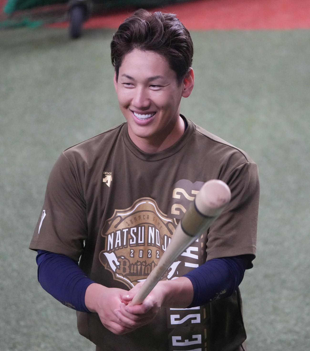 オリックス吉田正尚（2022年8月26日撮影）