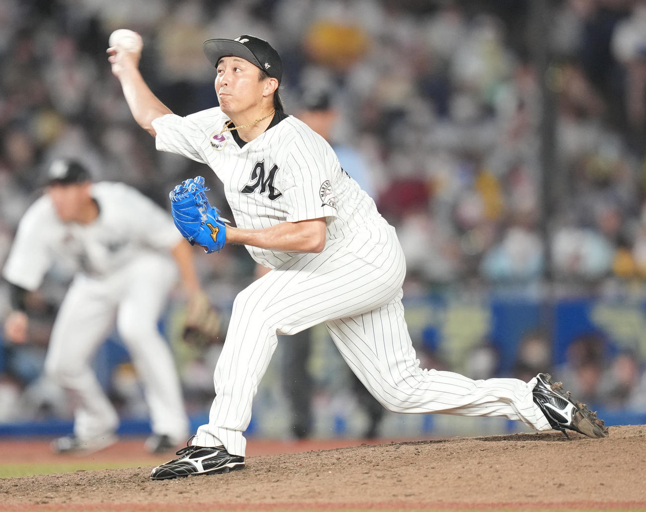 益田直也（2022年8月11日撮影）