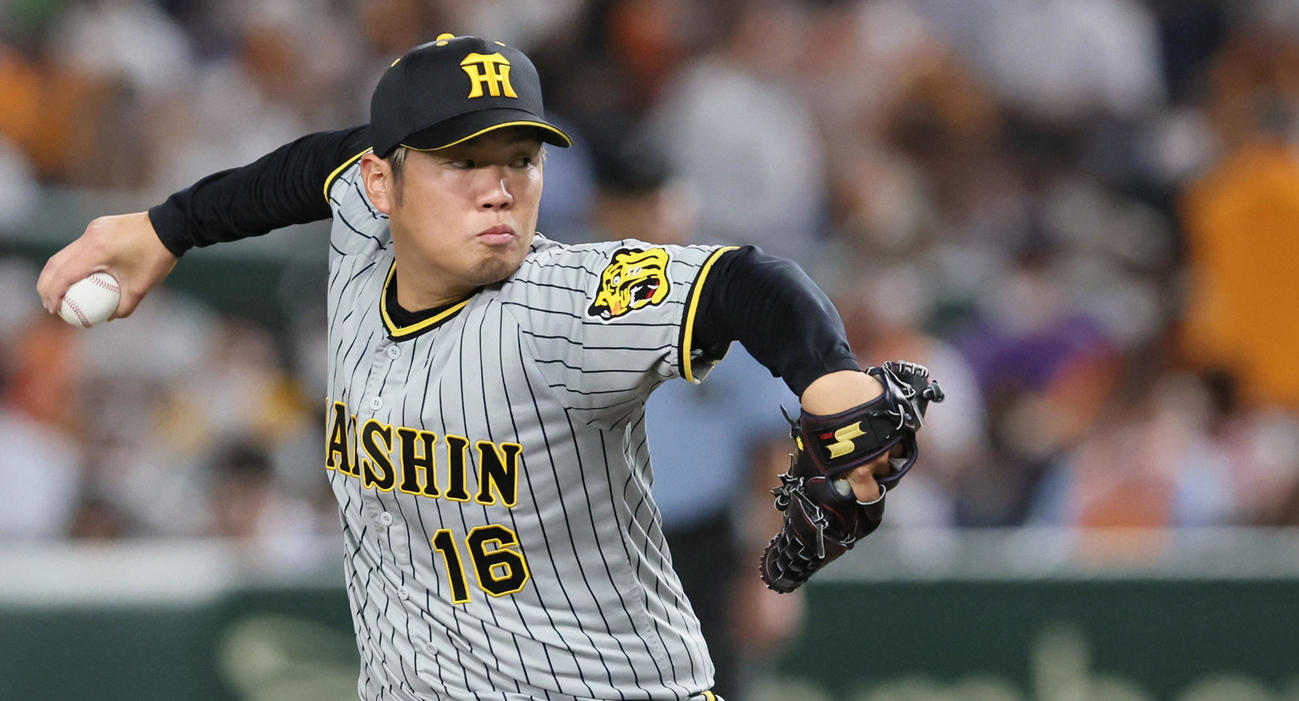 阪神西勇輝（2022年8月19日撮影）