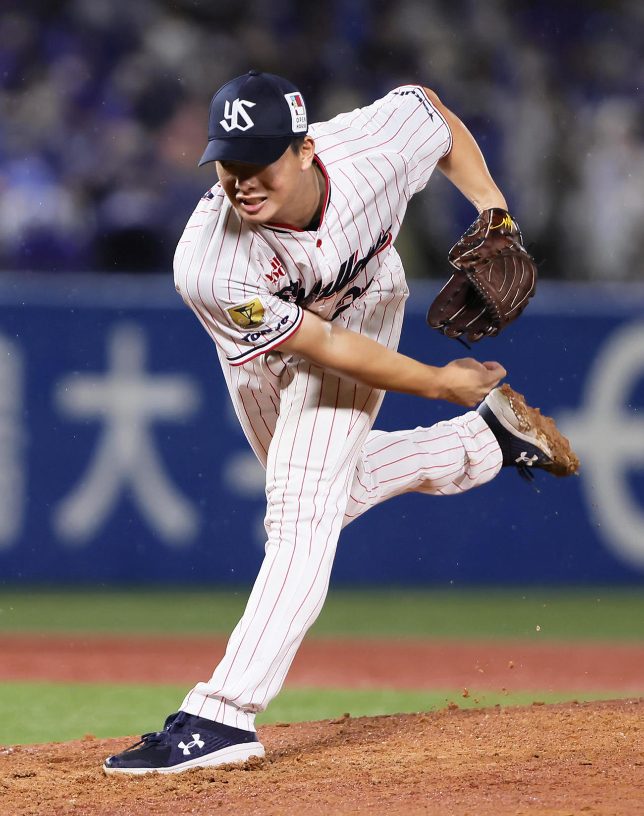 ヤクルト木沢尚文（22年8月12日撮影）